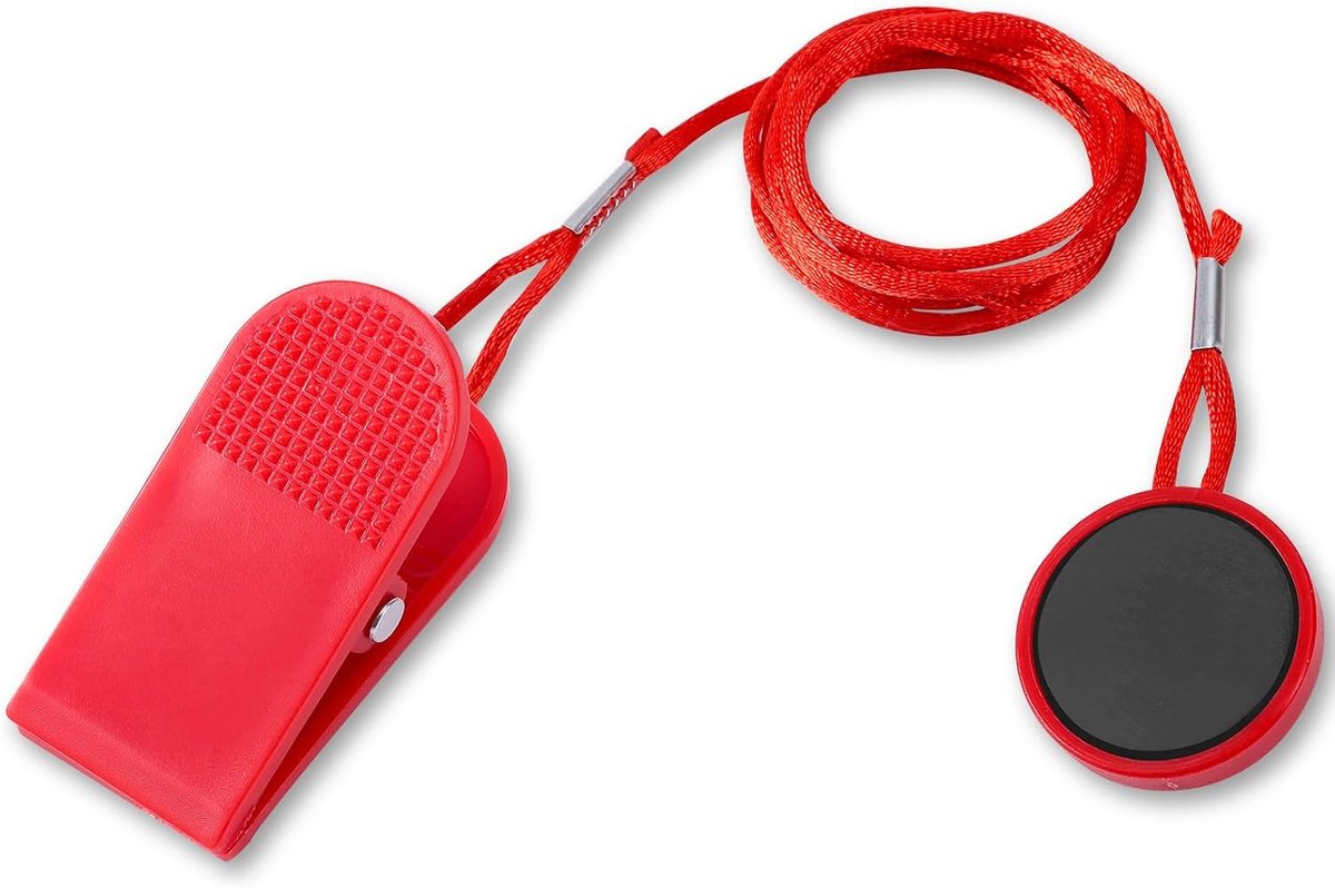 Veiligheidssleutel voor Loopbandmagneet Vervanging, Universeel Noodstopmagneet Loopband Accessoires voor de Meeste Loopmachines