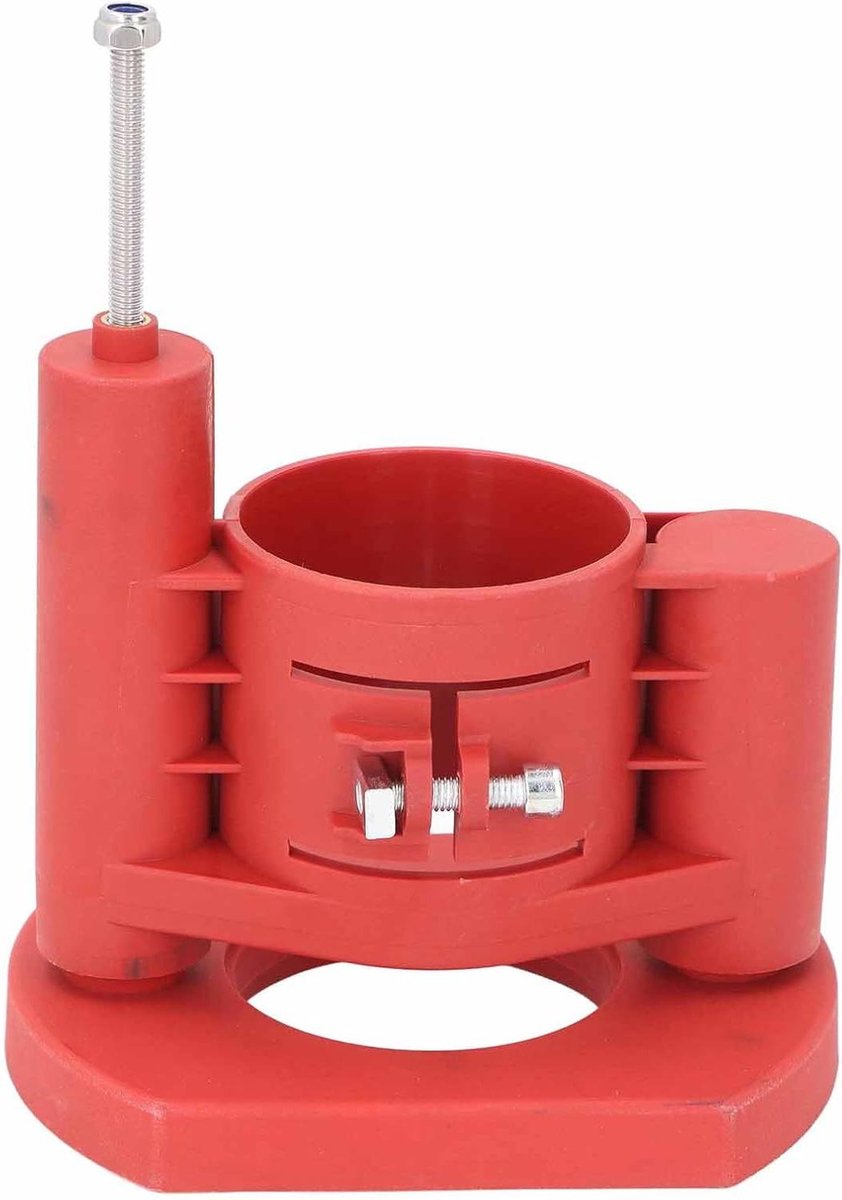 Bovenfreeslift Hefbasis - Router Lift Base - Houtbewerking Projecten - Roestvrijstalen Lagers - 46 mm Hefslag - Zwart