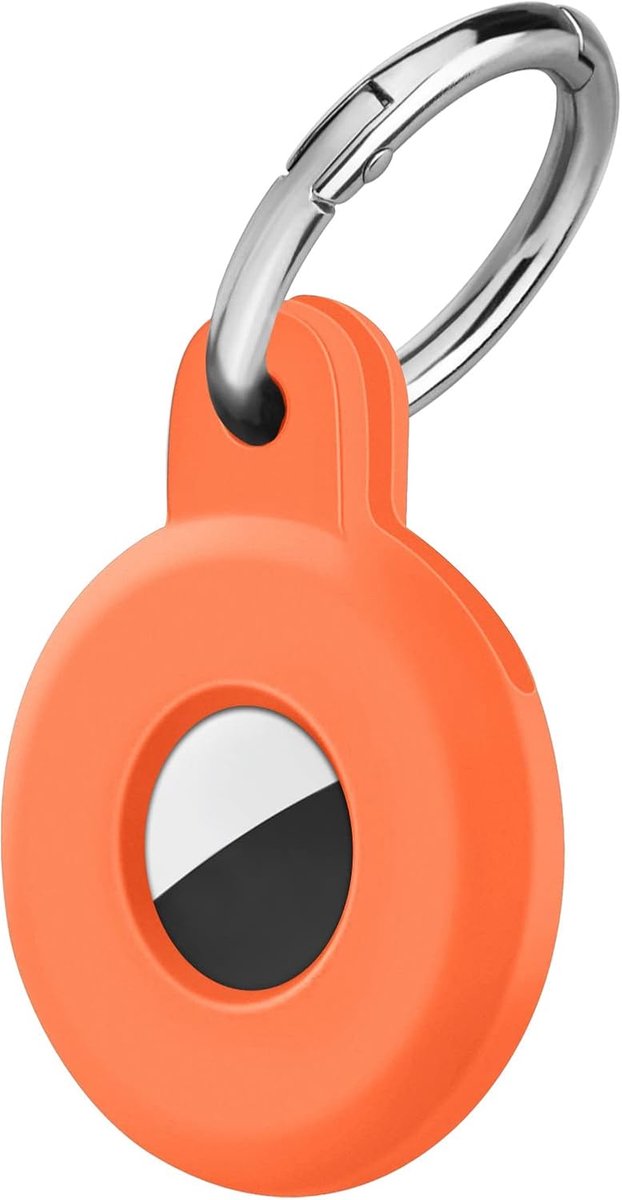 Houder voor Apple AirTag Sleutelhanger, 1 stuk, Dikke Siliconen | Duurzame, Anti-Verlies, voor Huisdierhalsbanden, Sleutels, Rugzakken, Bagage