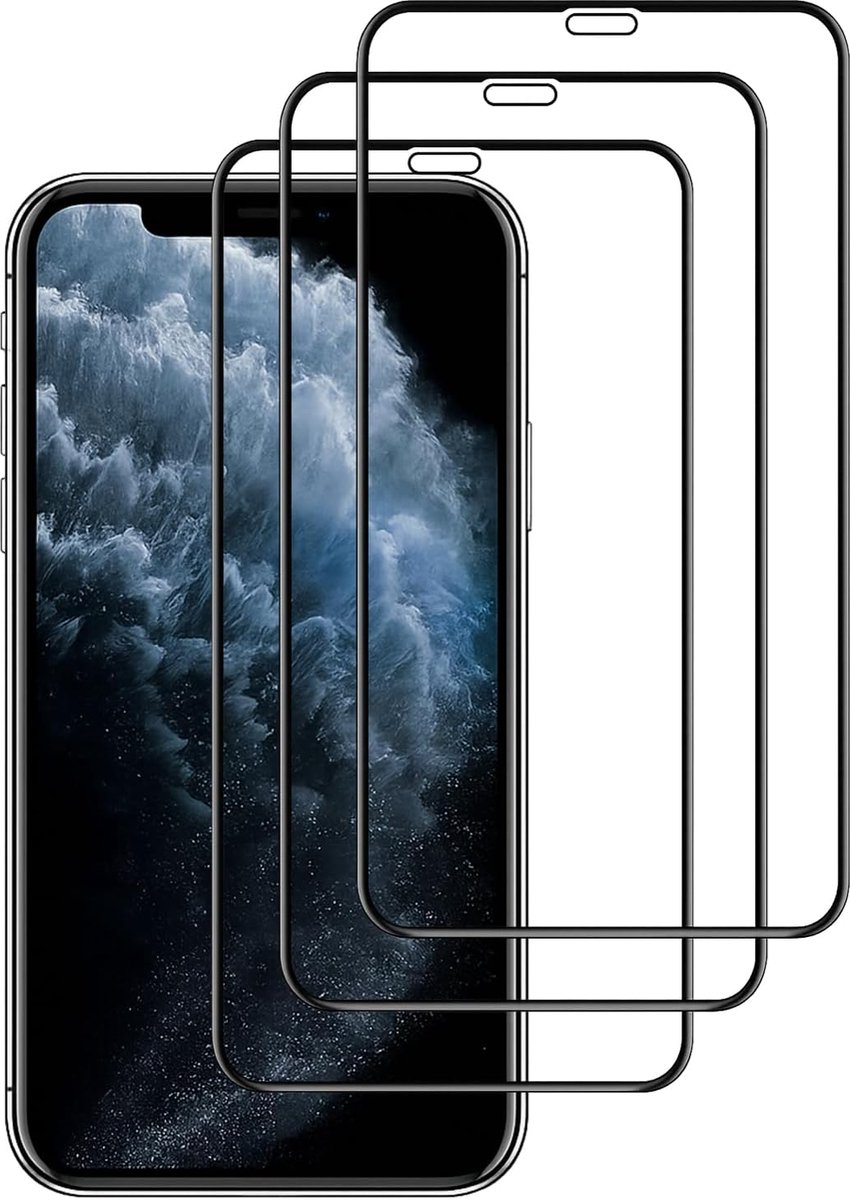 3 stuks gehard glas beschermfolie voor iPhone 11Pro, iPhone XS, iPhone X, schermbeschermer 9H hardheid HD displayfolie beschermfolie tegen krassen