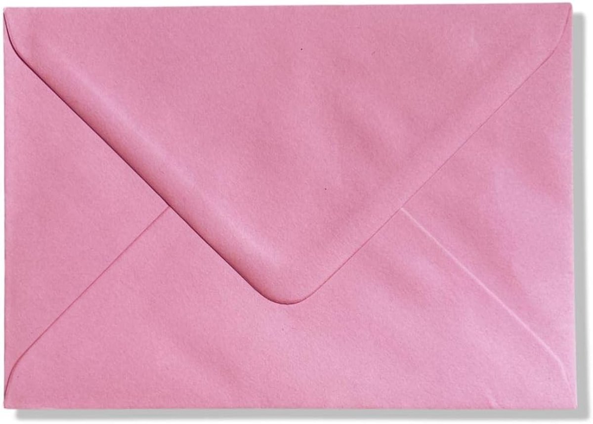 C6 Enveloppen 162x114mm - Luxe Babypink - 100 GSM - Perfect voor uitnodigingen - ShopVlot
