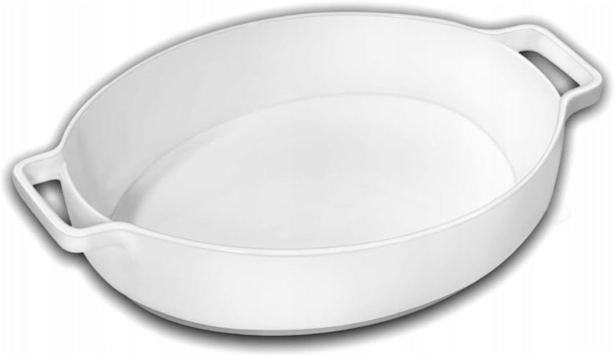 Bakvorm met handvaten 1700 ml - keramiek - hittebestendig - ideaal voor ovenschotels - ShopVlot