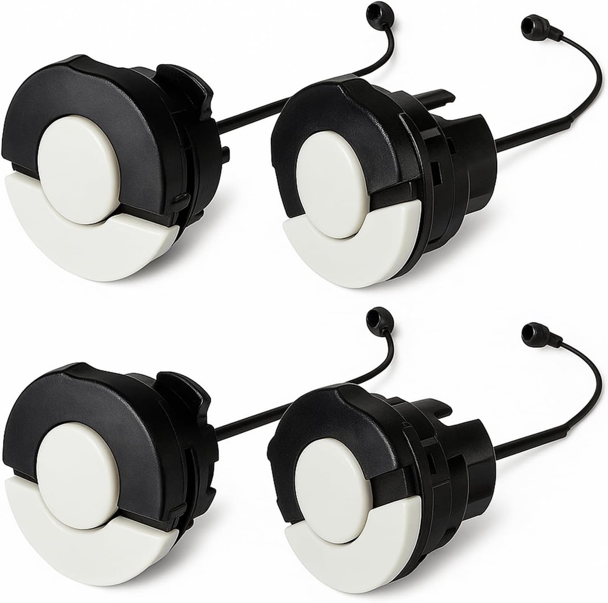 Tankdoppen set - 4 stuks voor Stihl kettingzagen - 2 grote en 2 kleine - universele compatibiliteit - ShopVlot