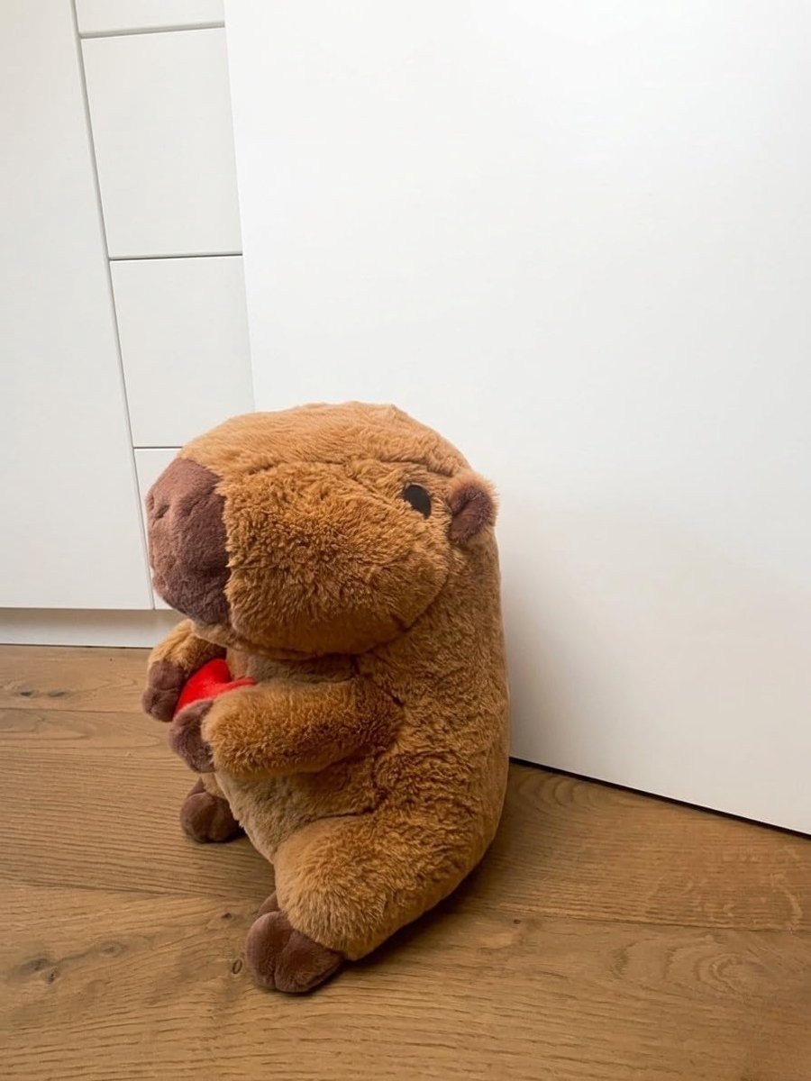 Deurstopper Capybara 33 cm - Zacht Pluche - Hart Detail - Stabiele Houding - ShopVlot