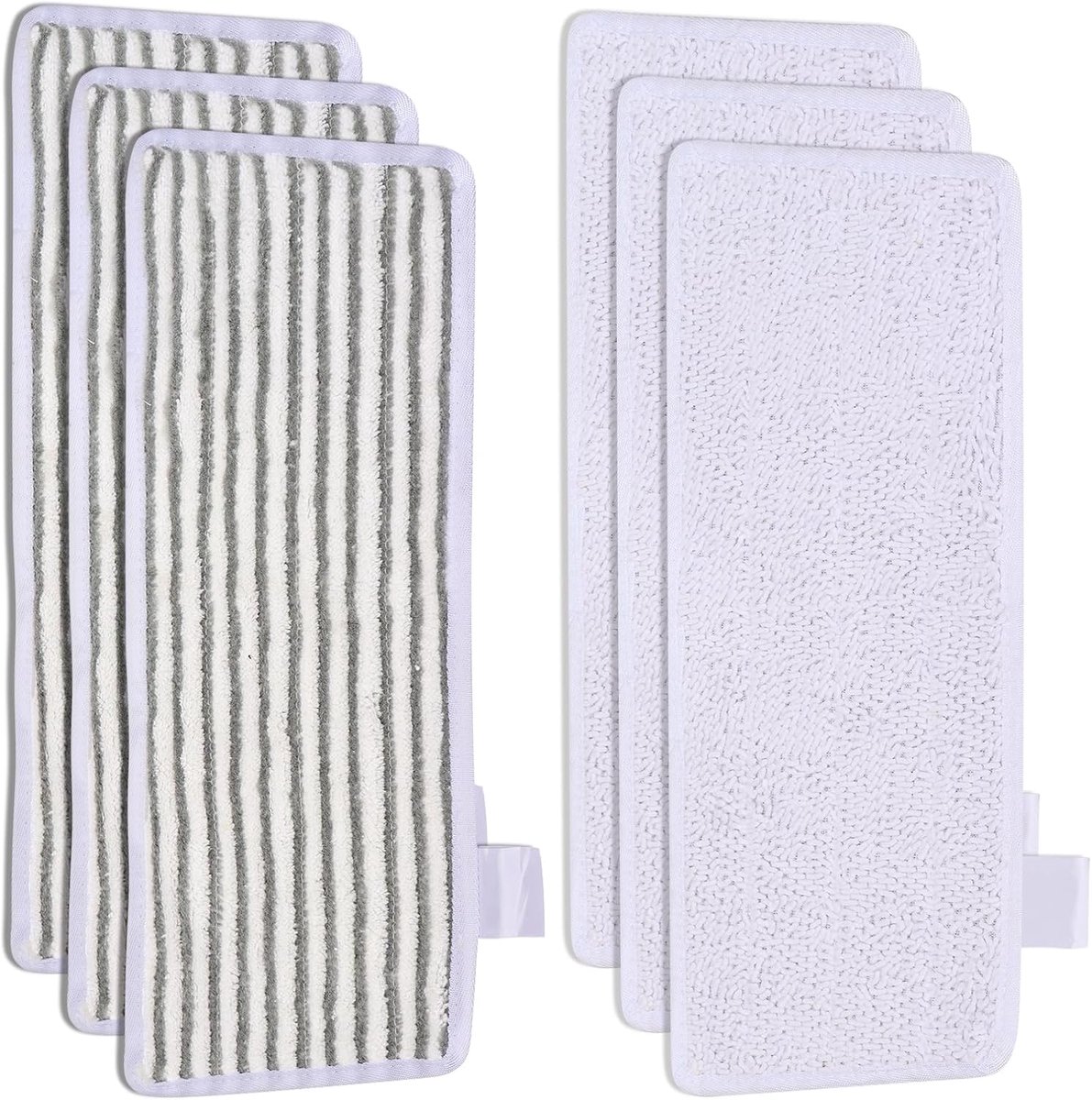 Vervangende hoezen voor stoomreiniger XXL - Wasbare microvezel - Voor optimale reiniging - 6 stuks - ShopVlot
