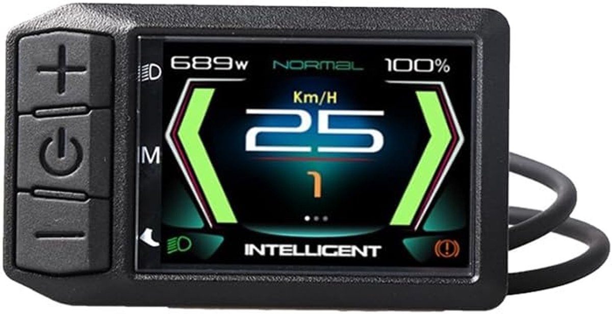 E-bike display 2.4 inch - kleurenscherm - LCD HMI APT TGT - uitgebreide functies voor Bafang - ShopVlot