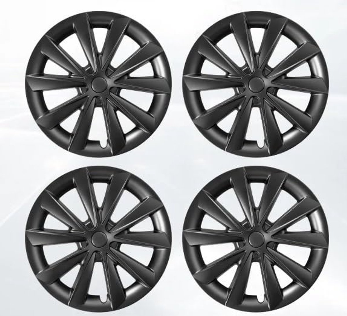 Wieltrimset Tesla Model 3 18 Inch - Matte Zwart - Stijlvolle Upgrade - Eenvoudige Installatie - ShopVlot