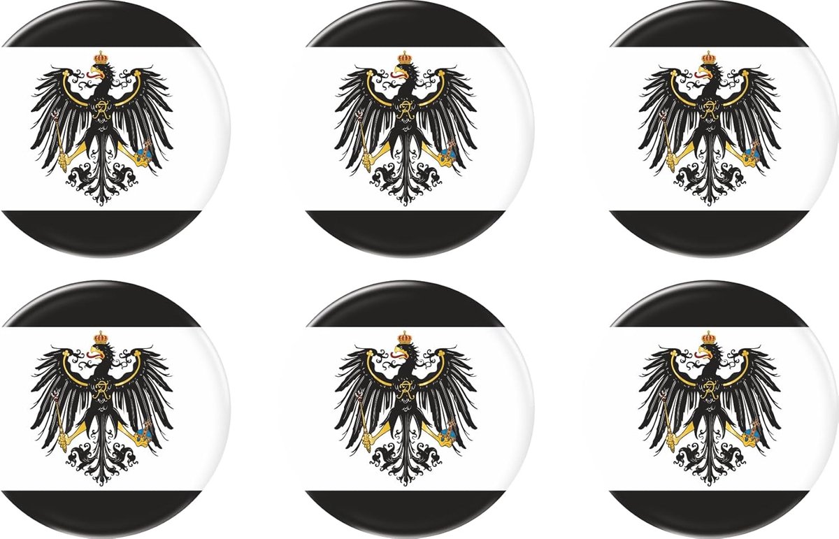 Doming stickers 30 mm - 6 stuks - transparant - ideaal voor auto en motorfiets - ShopVlot