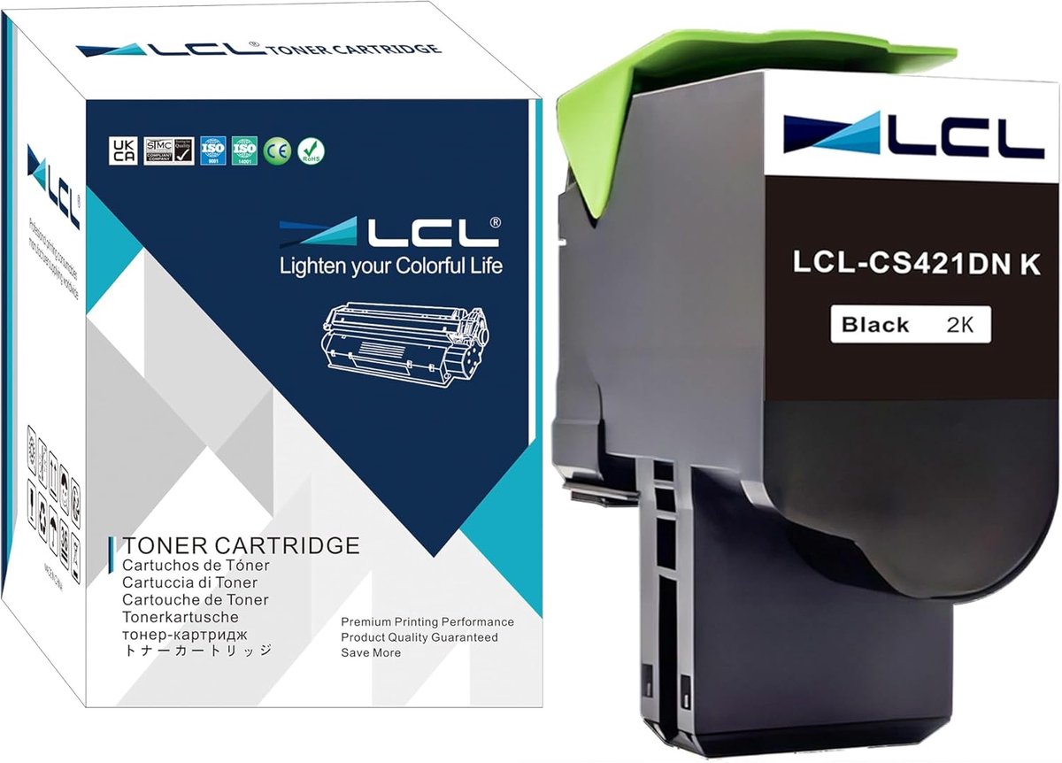 Toner cartridge 78C20K0 - 4 stuks - Compatibel met Lexmark printers - Hoogwaardige afdrukkwaliteit - ShopVlot