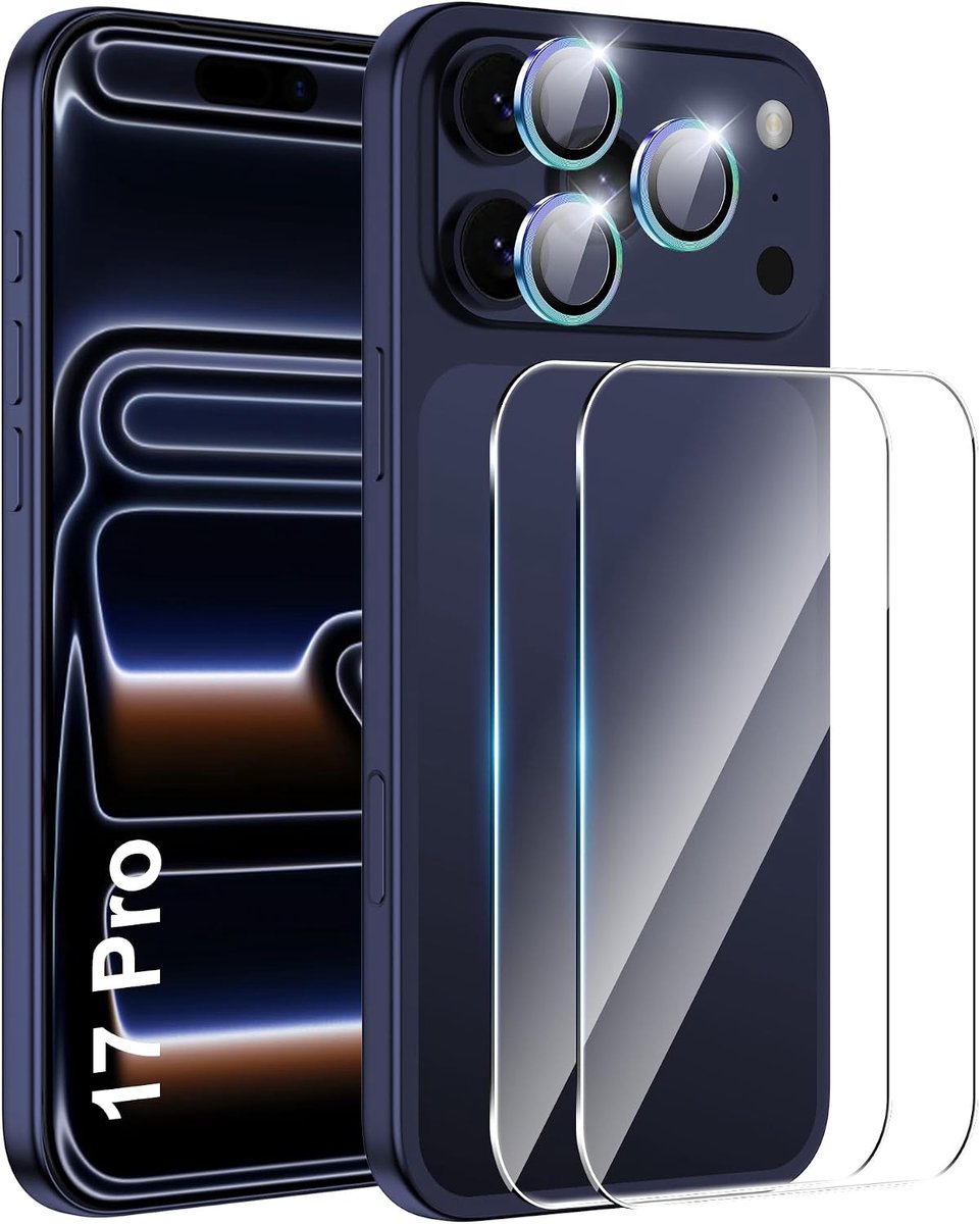 Tempered Glass Screen Protector 17 Pro 2025 - 4 Pack - 9H Hardheid - Bubble-free installatie - Bescherming camera - ShopVlot