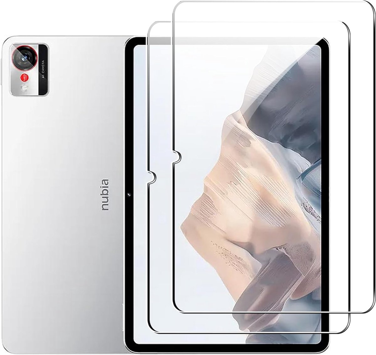 Tempered glass screen protector 10.9 inch - pack van 2 - 9H hardheid - krasbestendig en luchtbelvrij - ShopVlot