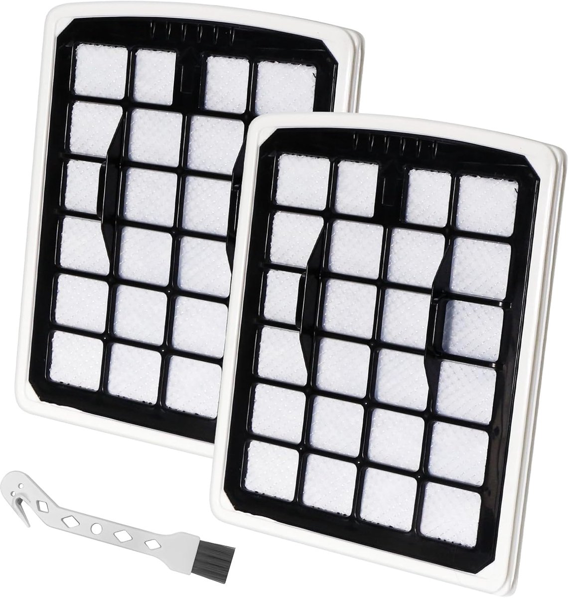 Filter for Eureka NF Apollo Vacuum Cleaner Accessories, Durable and Washable (2 Pre-Filters, 1 Cleaning Brush)