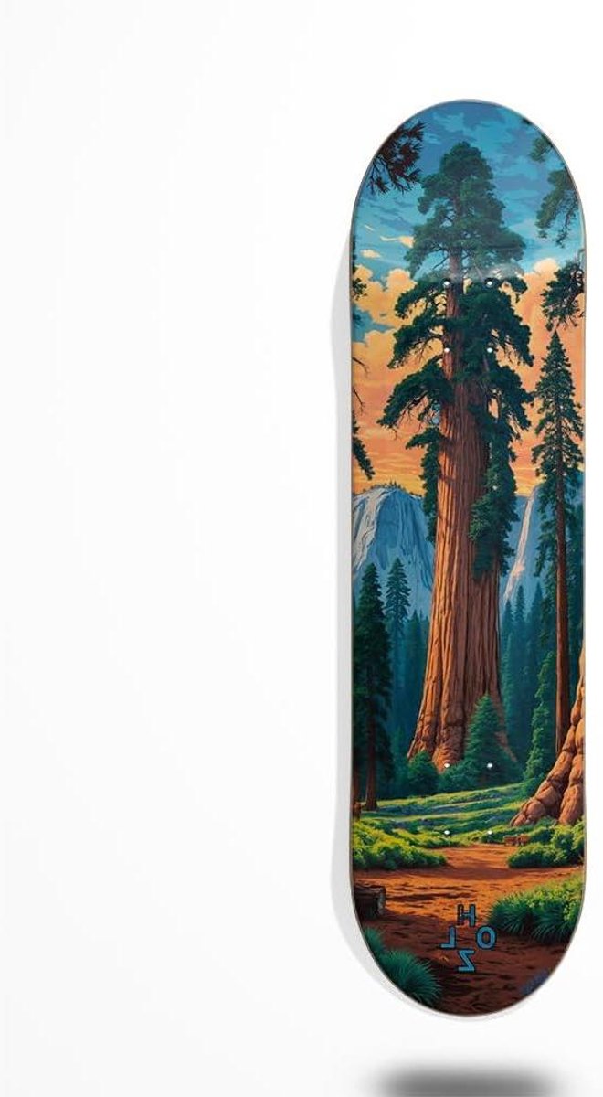 Houten Skateboard Deck Blank Deck Street Skateboarding Klassiek Design 8.0 Inch Breed Meerkleurig