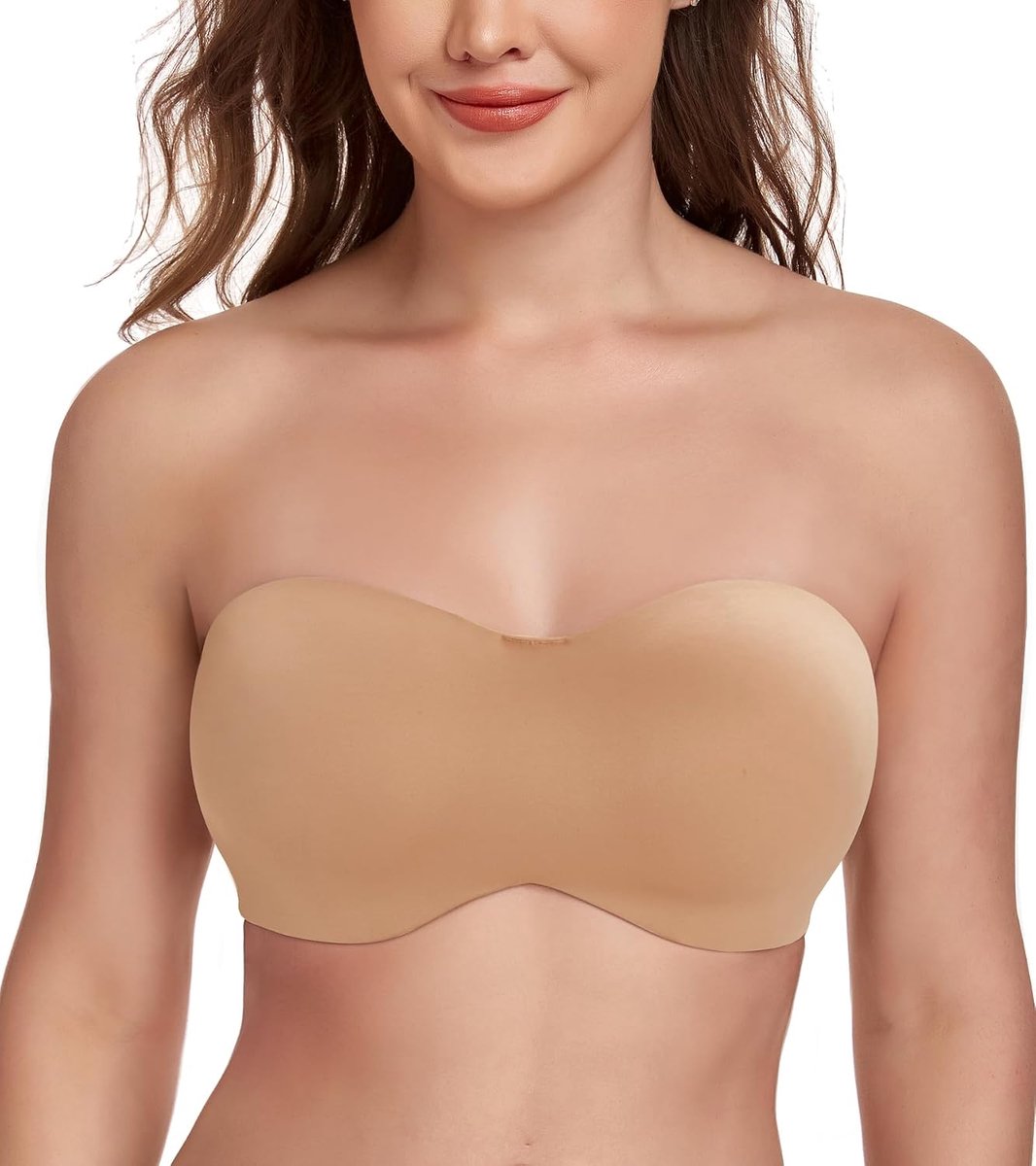 Dames strapless beha grote maten met beugel ongevoerd Minmizer beha zonder bandjes naadloos T-shirt BH Multiway