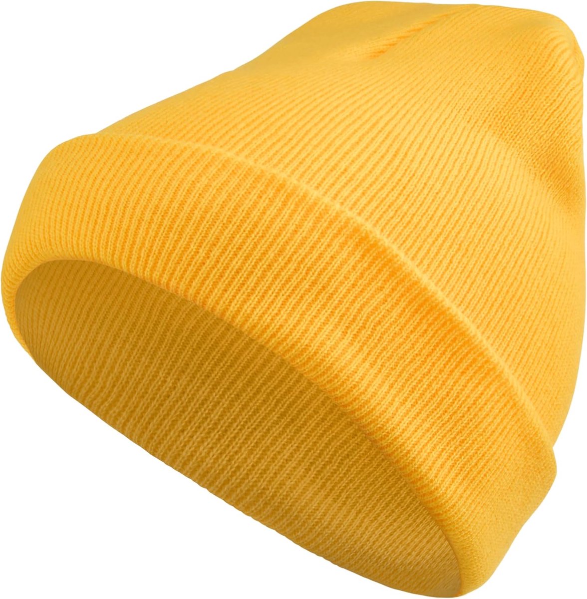 Muts Minions stijl – grappige gele beanie zonder bril | grappig cartoonkostuumaccessoire voor kinderen en volwassenen | ideaal voor carnaval, themafeest en Halloween