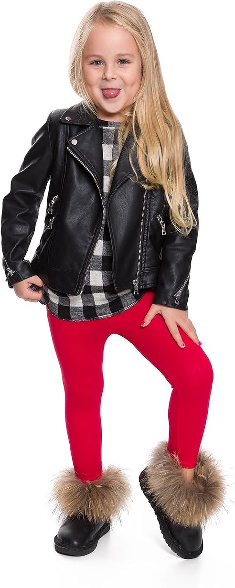 Leggings Volledige Lengte Katoen Kids Broek Thermisch Materiaal Dikke Winter Kids Leggings Warm Ademend Kinderen Broek Casual Dagelijks Kinderen Meisjes Leggings Alle leeftijden