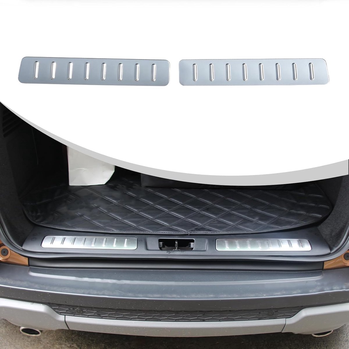 Bumperbescherming voor kofferbak, van 304 roestvrij staal, drempelbescherming voor Range Rover, 2 stuks
