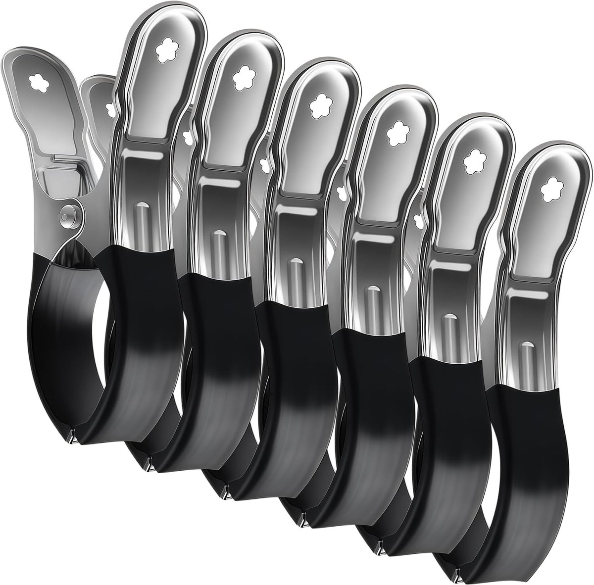 6 Stuks Handdoekclips – Extra Sterke Metalen Clips voor Strandstoelen, Zwembad & Handdoeken, Winddicht XXL