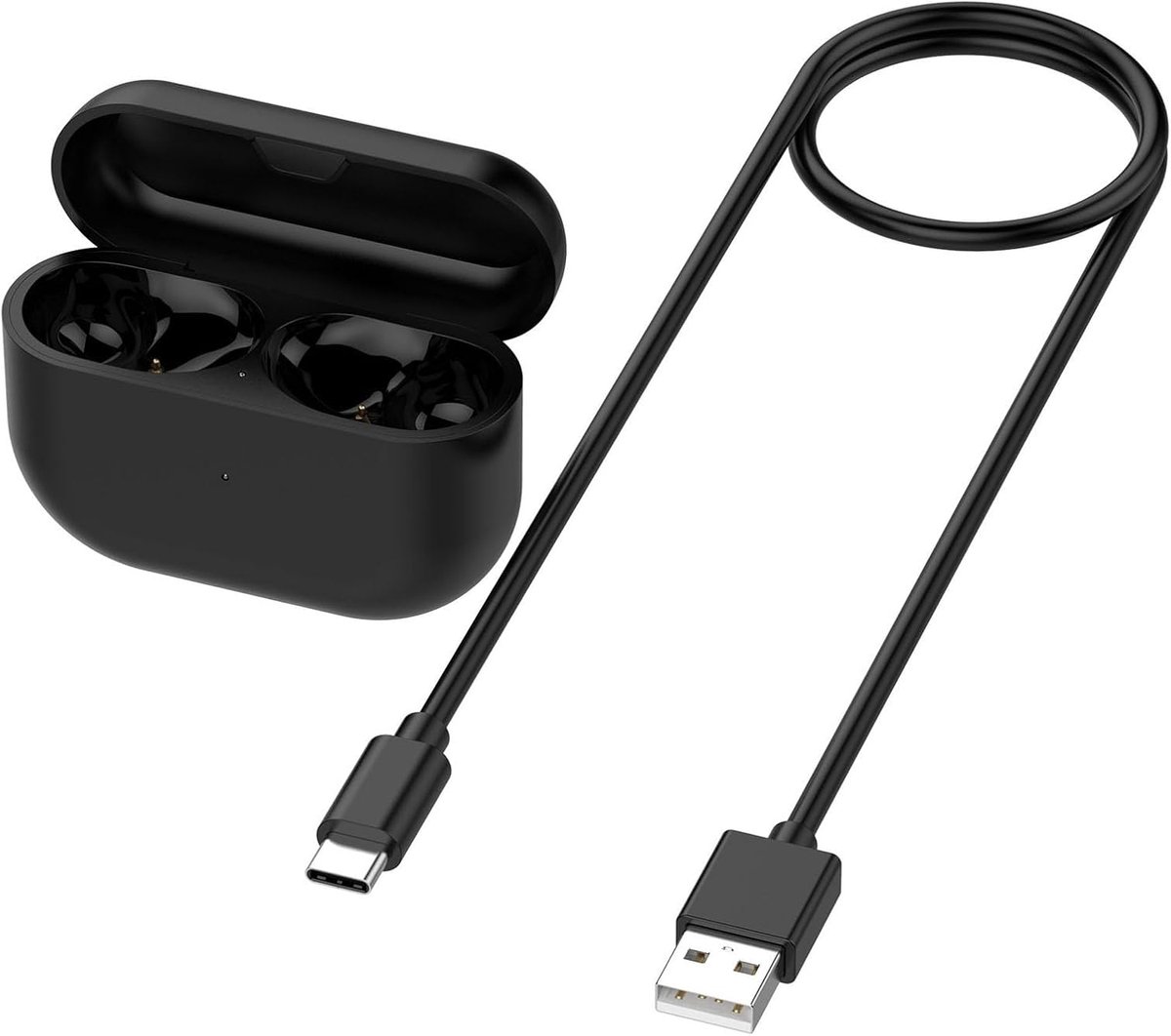 oplaadcase voor Jabra Elite 8/Elite 8 Active oordopjes, laadstation M024, opbergvak met kabel voor Jabra Elite 8/Elite 8 Active oordopjes