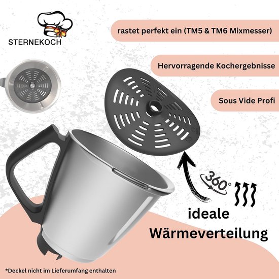 Messenafdekking voor Thermomix TM5 en TM6 - Thermomix accessoires, verbeterde versie — afbeelding 3
