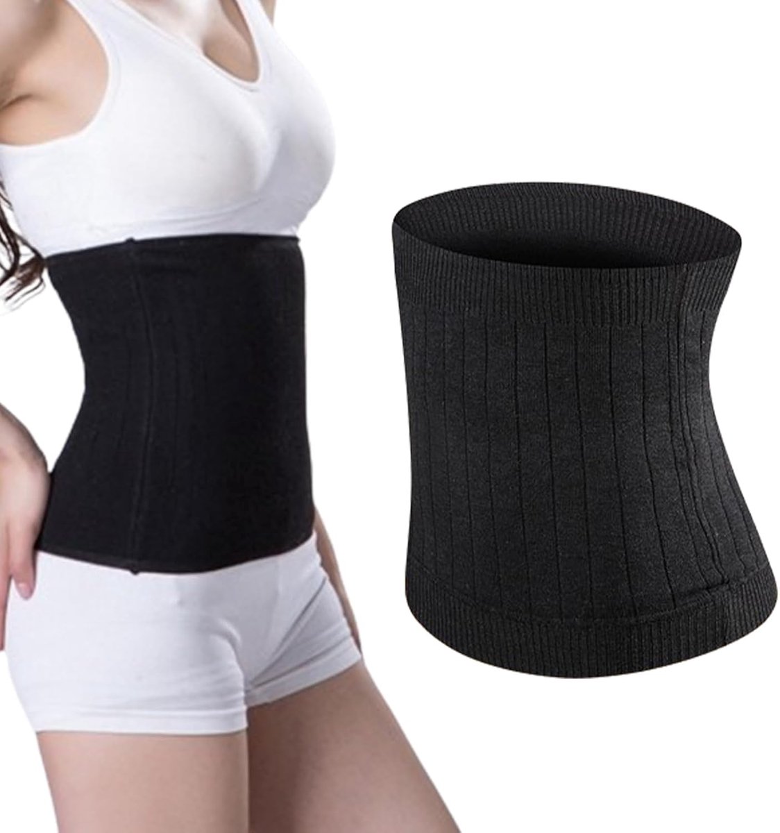 Buik Warm Taille Riem Terug Warmer Kasjmier Nier Onderrug Ondersteuning Riem Brace Buik Maag Nieren Trimmer Band Warming Gebreide Taille Brace Thermische Gebreide Lumbale voor Vrouwen Dagelijks