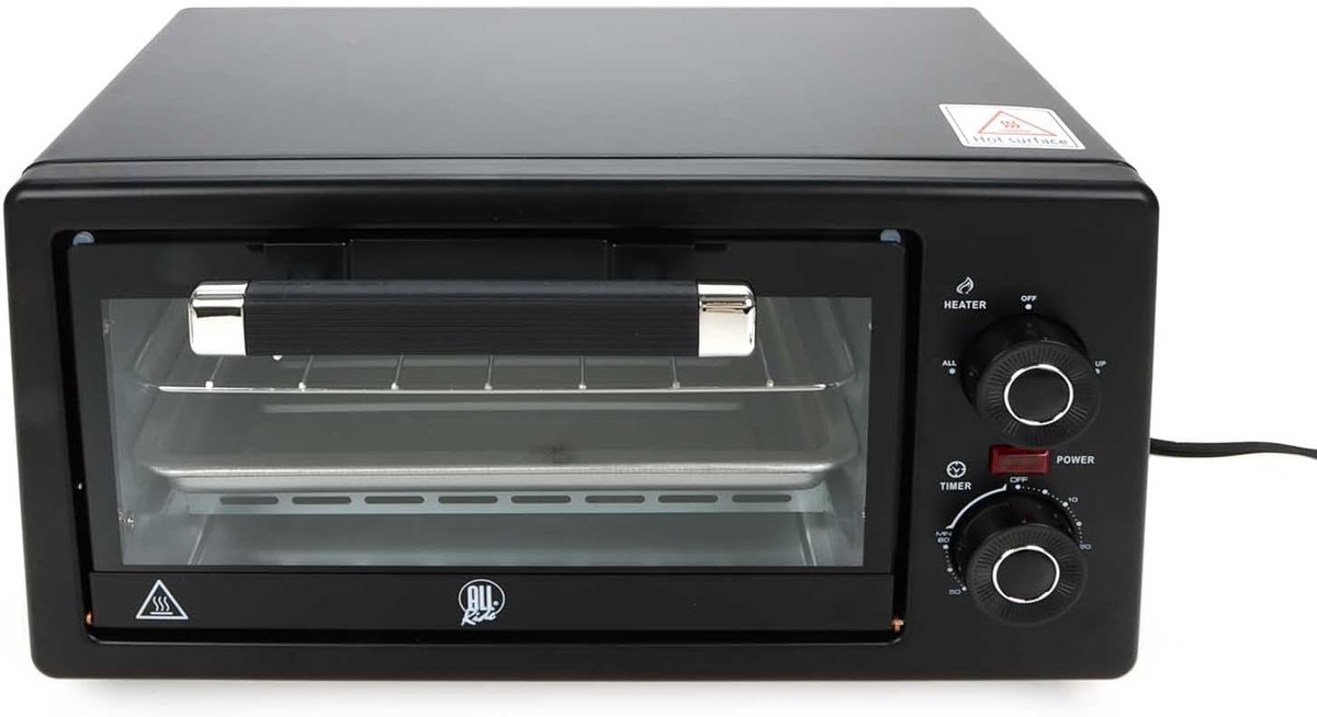 Mini oven 24 V - Rvs - 300 W - Ideaal voor onderweg - SnelShoppen