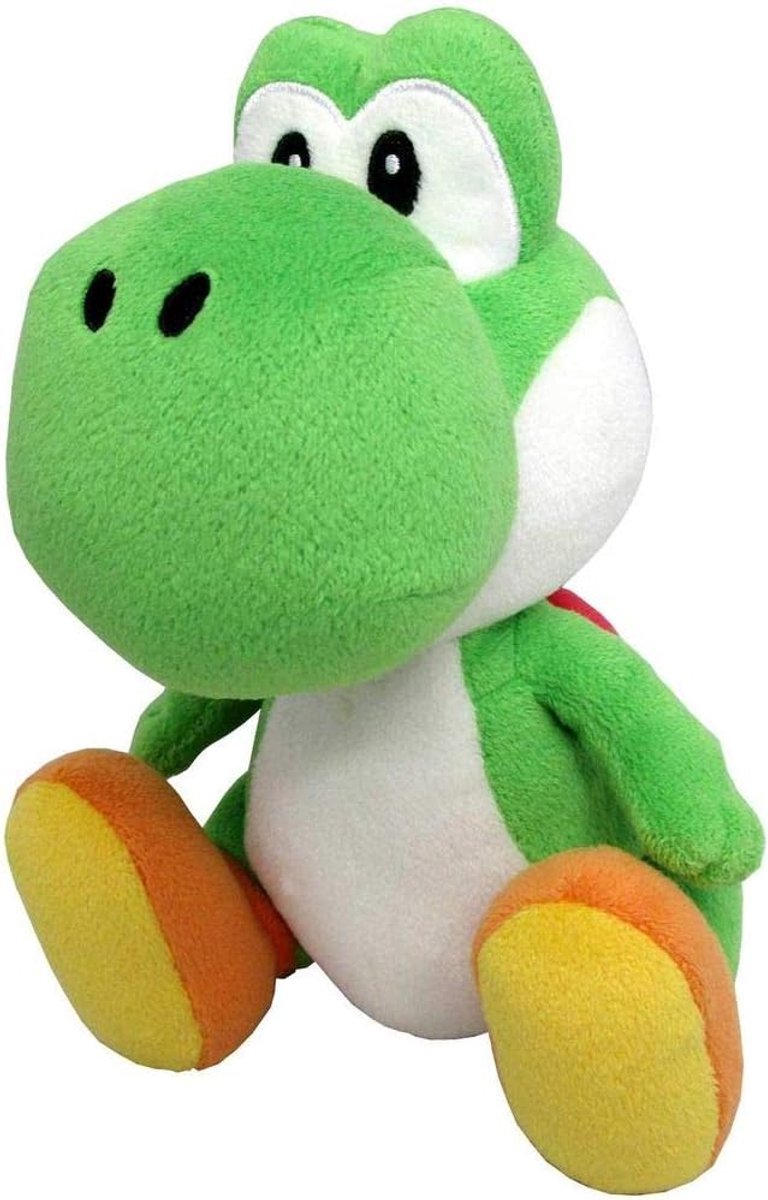 Buddy Super Mario All Star Collection Green Yoshi 8" Gevuld pluche