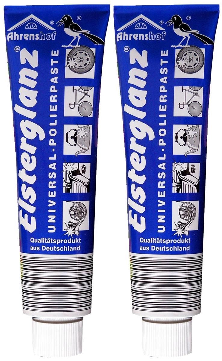 Polijstpasta universeel 2 x 150 ml - Voor metalen - Niet-corrosief - Onderhoud en reiniging - SnelShoppen