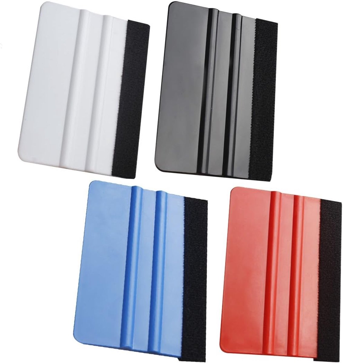 Vinyl spatula set 4 delig - kunststof bubble remover - voorkomt schade aan vinyl - ideaal voor auto en wanddecoratie - SnelShoppen