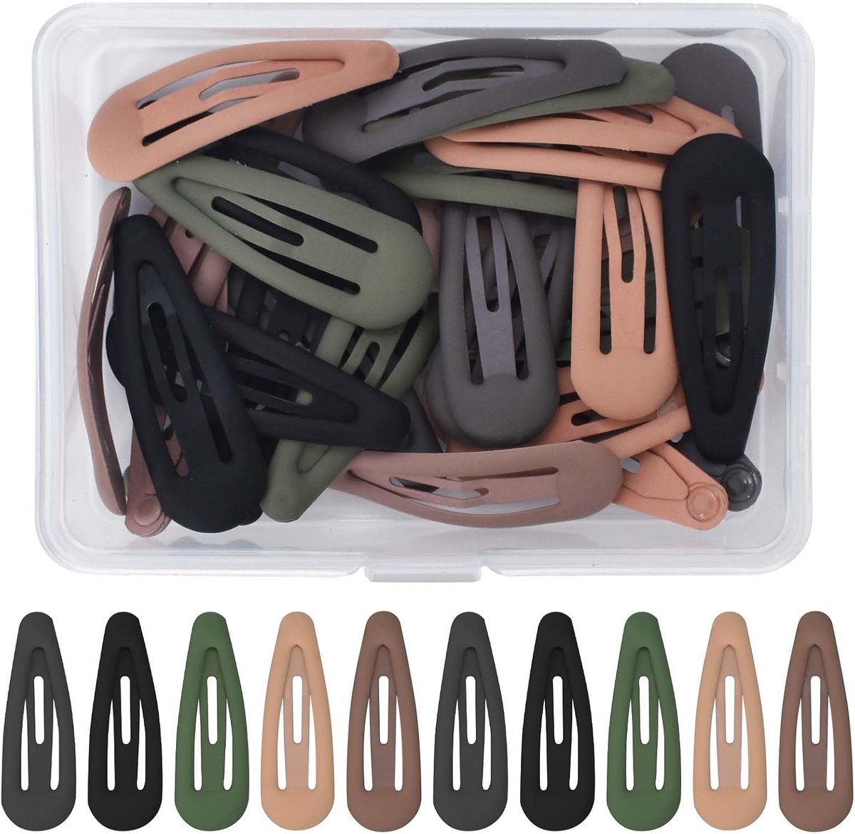 Mini Haarclips - Kleine Speldjes - Haar Styling - Set van 30 - 3 cm - Multicolor