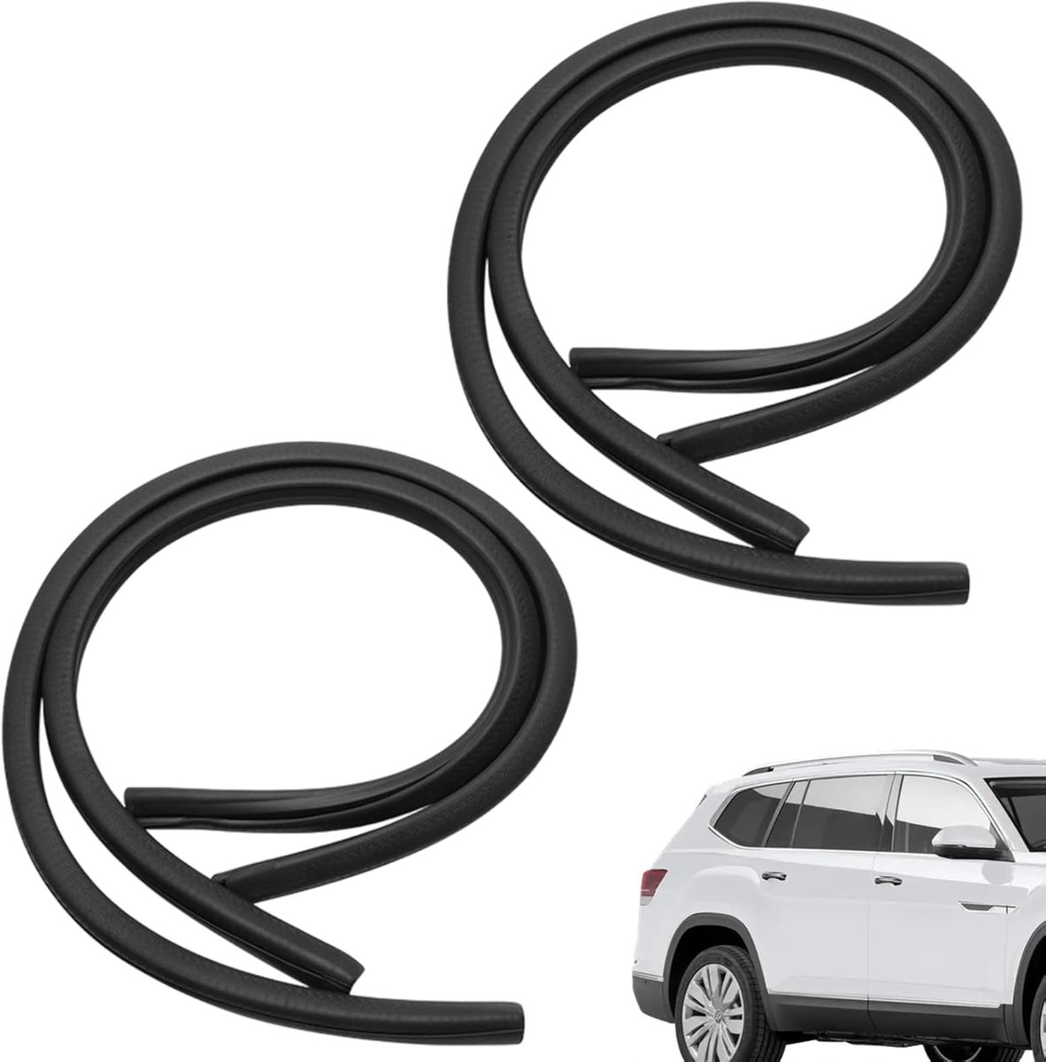 autodeurafdichting 8 cm - rubber - zelfklevend - effectieve geluidsreductie - SnelShoppen