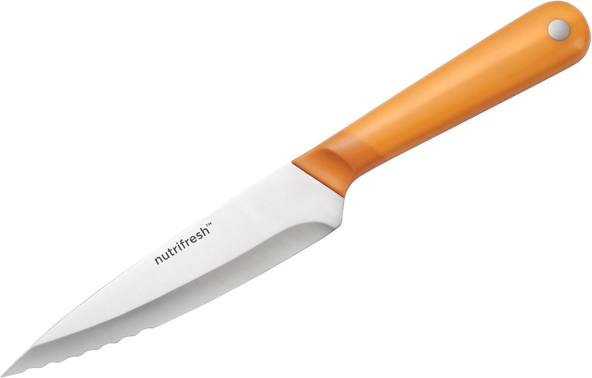 Utility Knife 12.5cm - Roestvrij staal - Vervangbare mesjes - Perfect voor knipwerk - SnelShoppen
