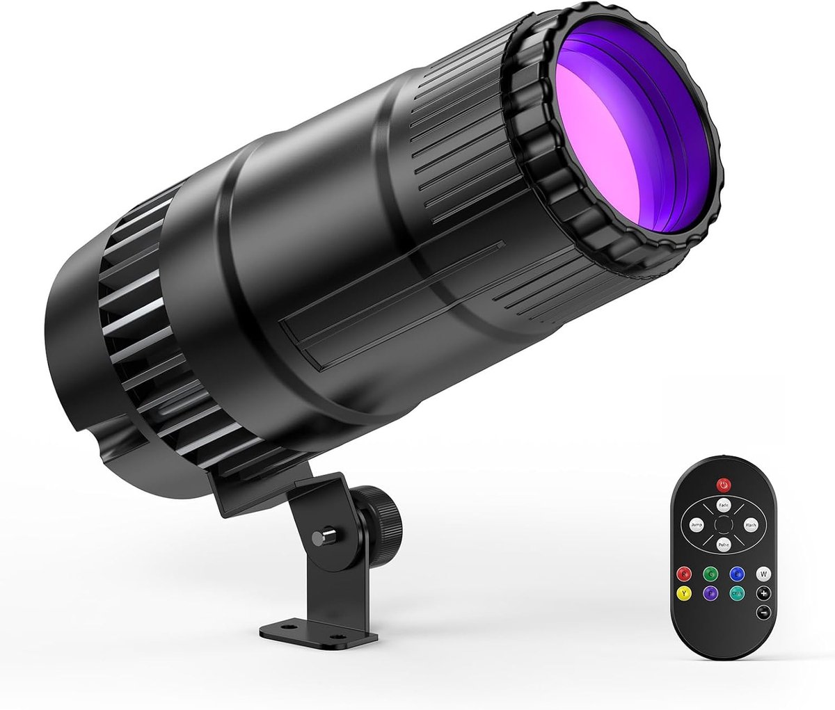 Pinspot Light 30W RGBW spotlight 4 modi pinspot LED spiegel bal projector met afstandsbediening mini straal spot voor party bruiloft bar discotheken