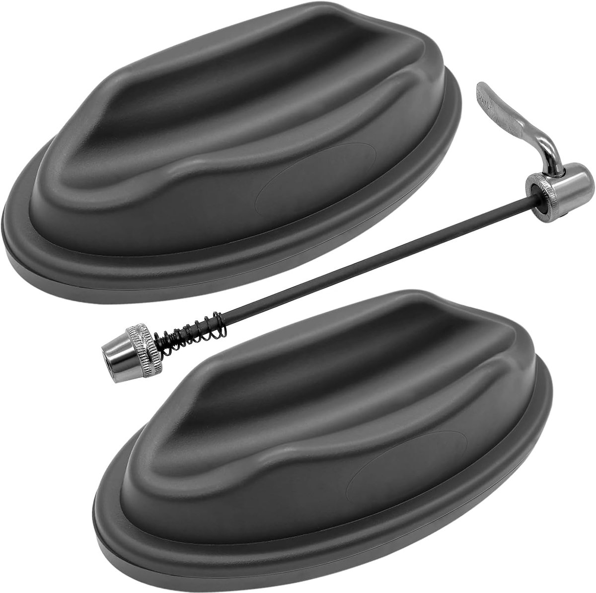 2 stuks rollentrainer, voorwielsteun met snelspanner, fiets, voorwiel, riser blok, roltrainer-accessoires, stabiliserende ondersteuning voor indoor fietstrainer, standaard