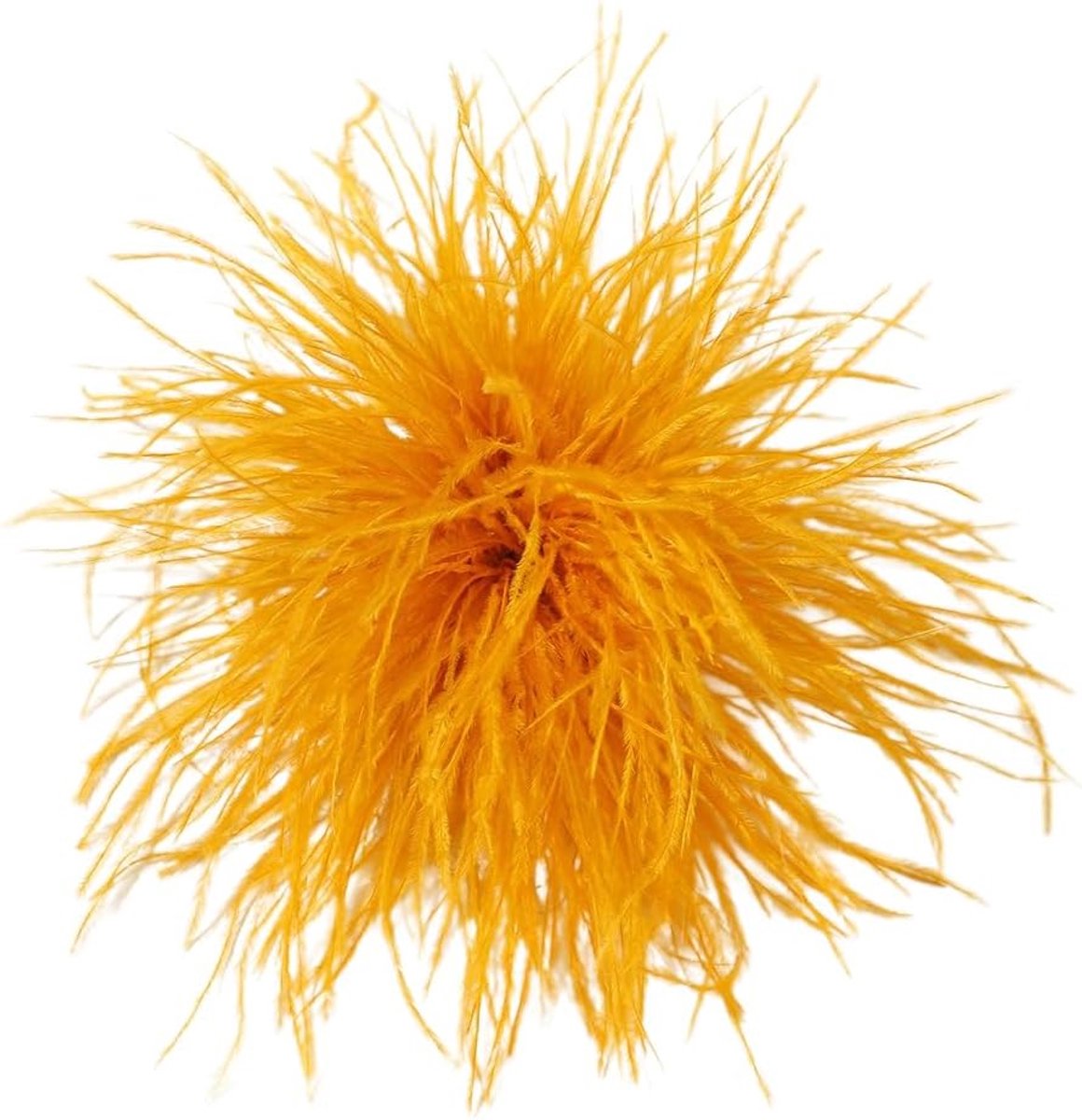 Struisvogelveren broche bruids broche bruiloft kerstfeest corsage hoed accessoires voor vrouwen bruiloft feest dans banket jurk kleding accessoires