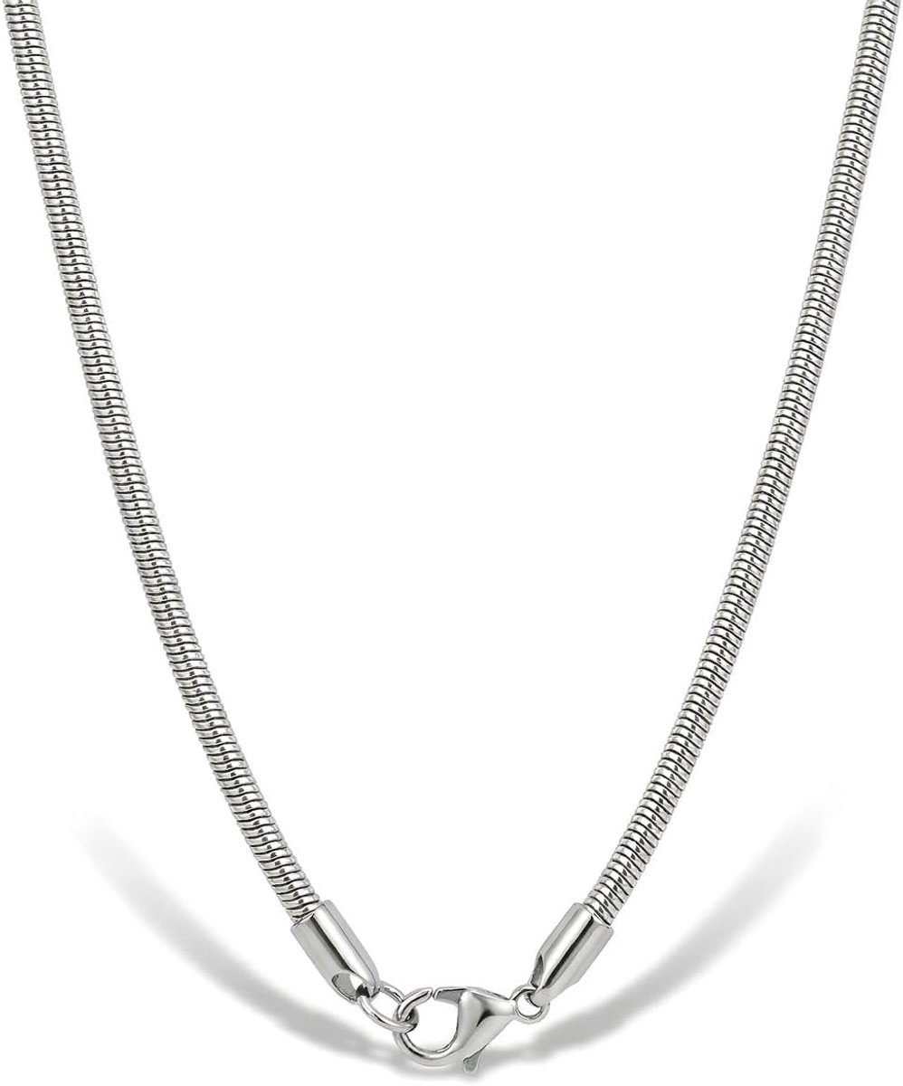 heren slangenketting roestvrij staal goud 50cm-60cm-70cm metaal