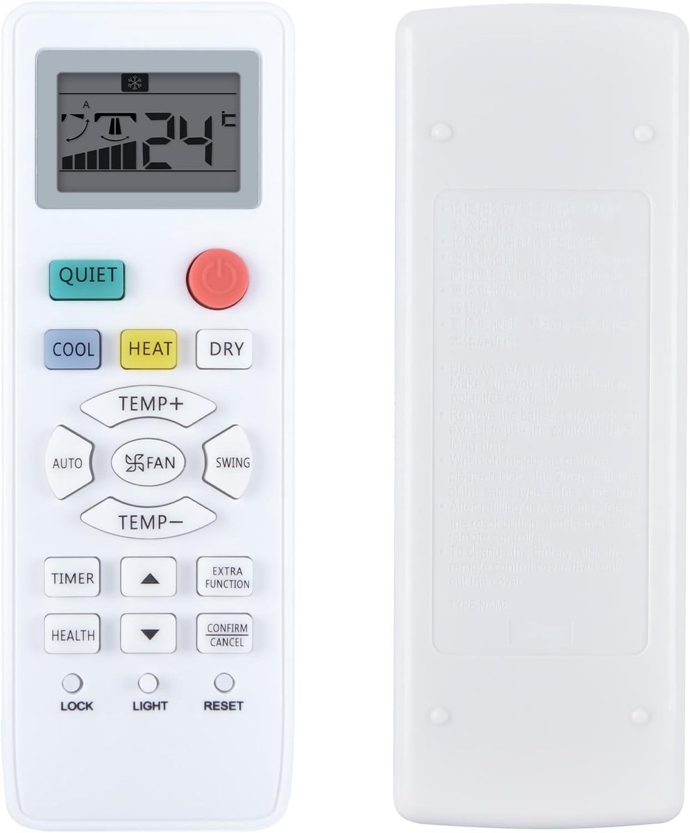 0010401715B Vervangende afstandsbediening passend voor Haier airconditioner YL-HD04 YL-HD02 HA-0361