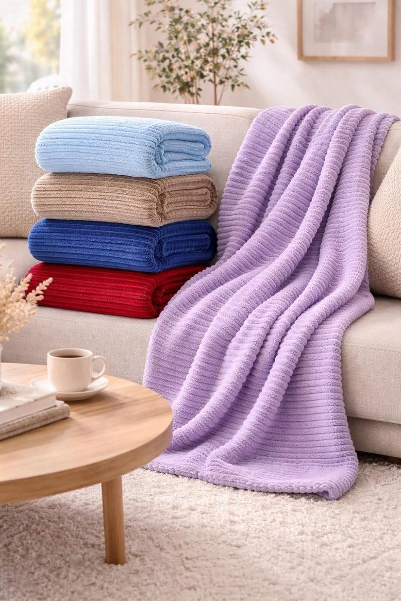 Fleece deken 150x200 cm - Rood - Zacht en comfortabel - Ideaal voor bank en bed - SnelShoppen