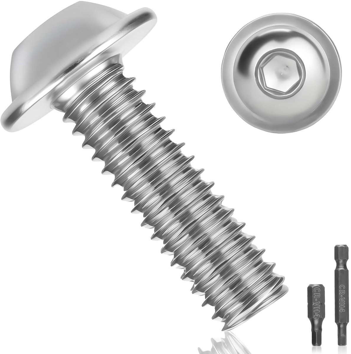 Hex socket schroeven M5x20 - 25 stuks - staal - ideaal voor bevestigingen - SnelShoppen