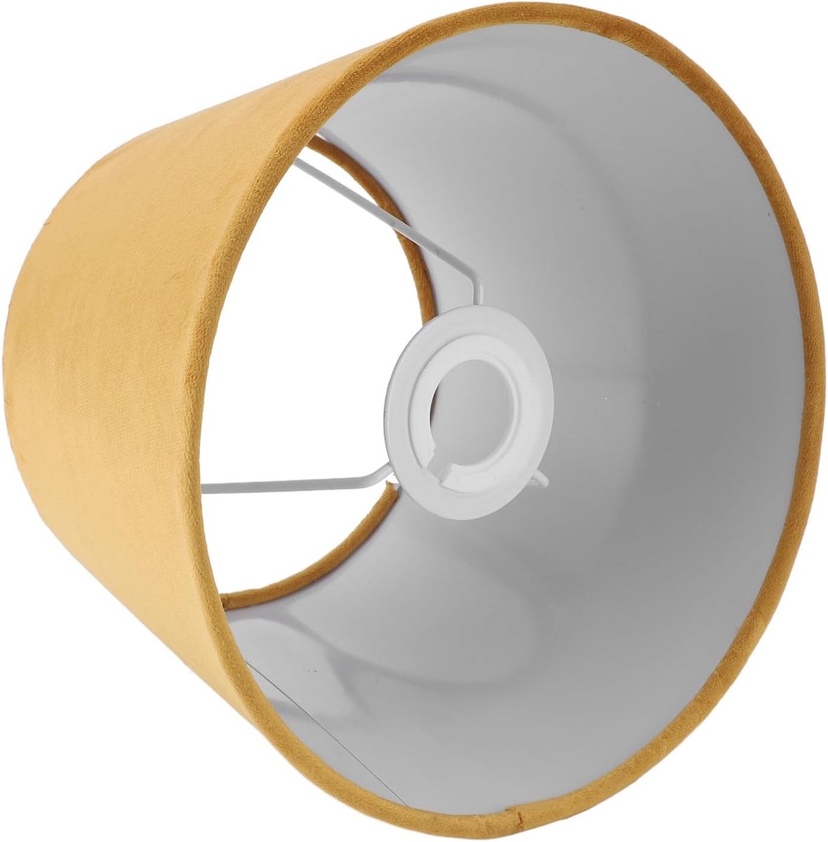 Lamp Schaduw Fluwelen Conische Decoratieve Lamp Vervangende Schaduw Stoffen Lampenkap Gemakkelijk Te Monteren E27 E14 voor Tafelbedvloerlamp (GOLD)