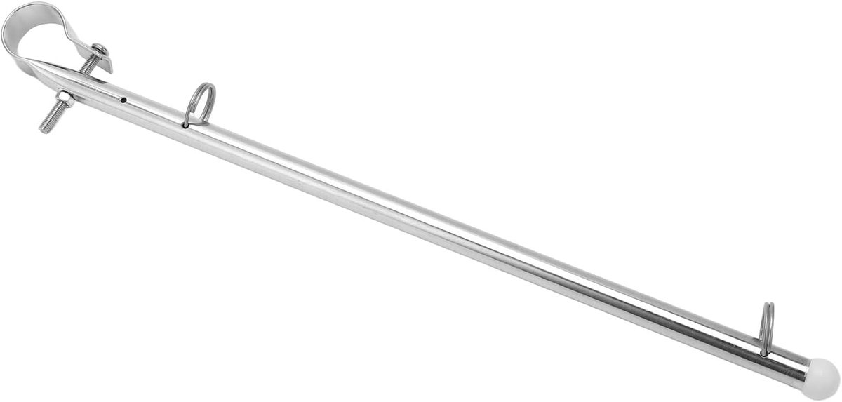 Vlag Pole, Eenvoudig Te Installeren Polijsten Mooie Praktische Boot Vlag Mount Hardware Accessoires voor Multi Borstel Schepen