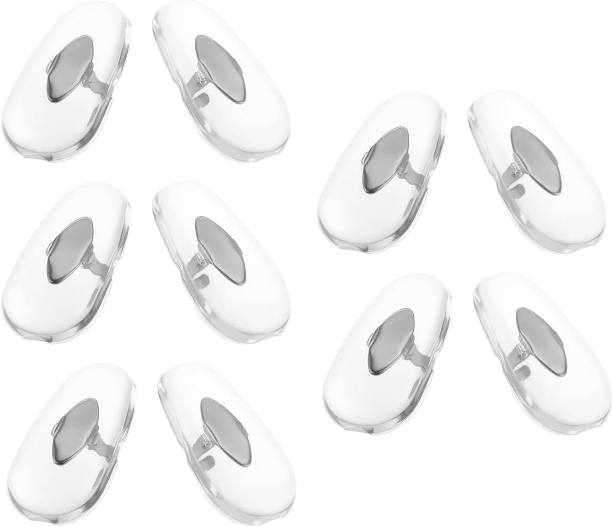 Neuspads glas - Siliconen 5 paar - Geschikt voor Ray-Ban modellen - Verhoogd comfort - SnelShoppen