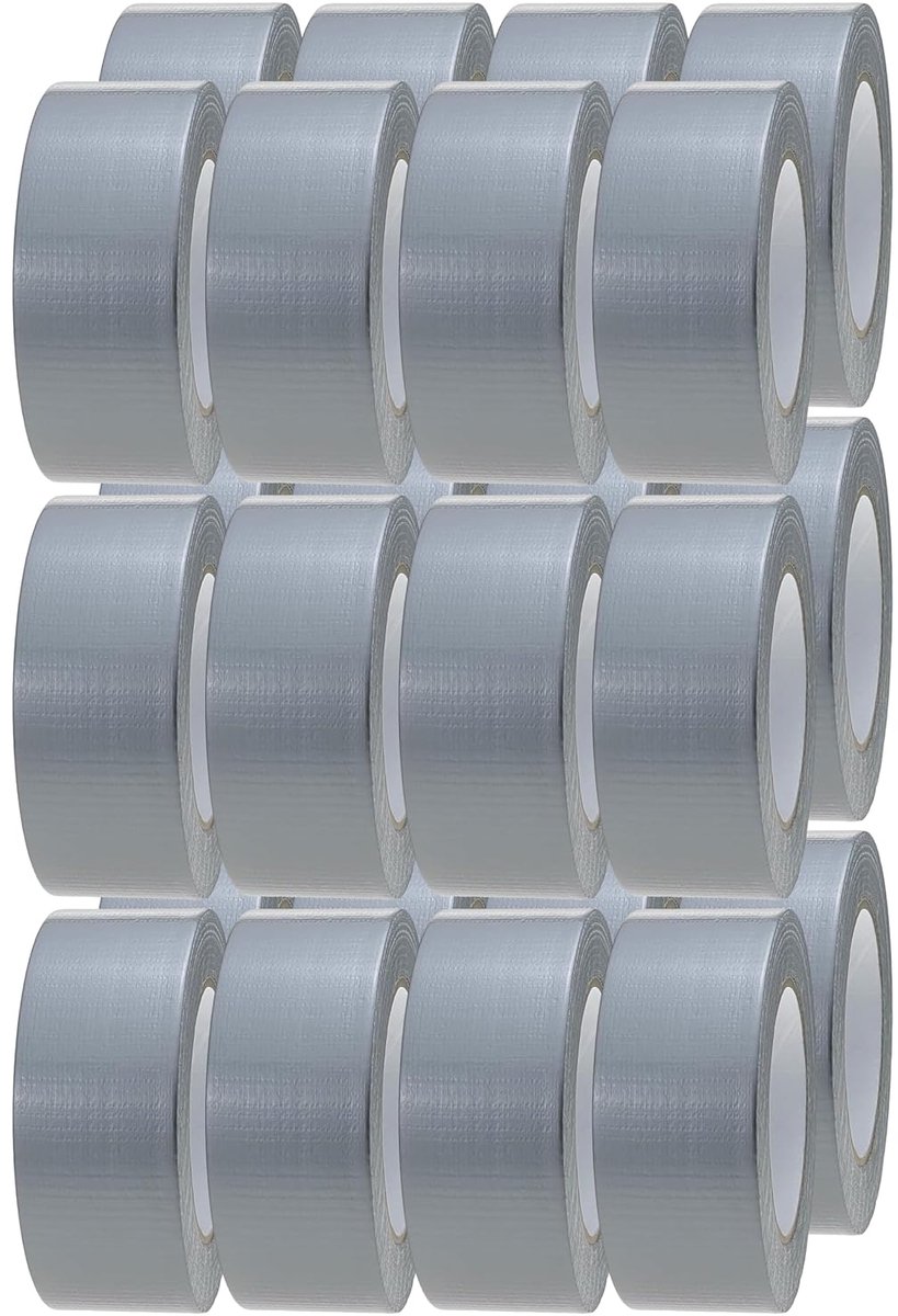 Duct tape 48mm x 45m - waterbestendig - sterke hechting - veelzijdig voor binnen/buiten - SnelShoppen