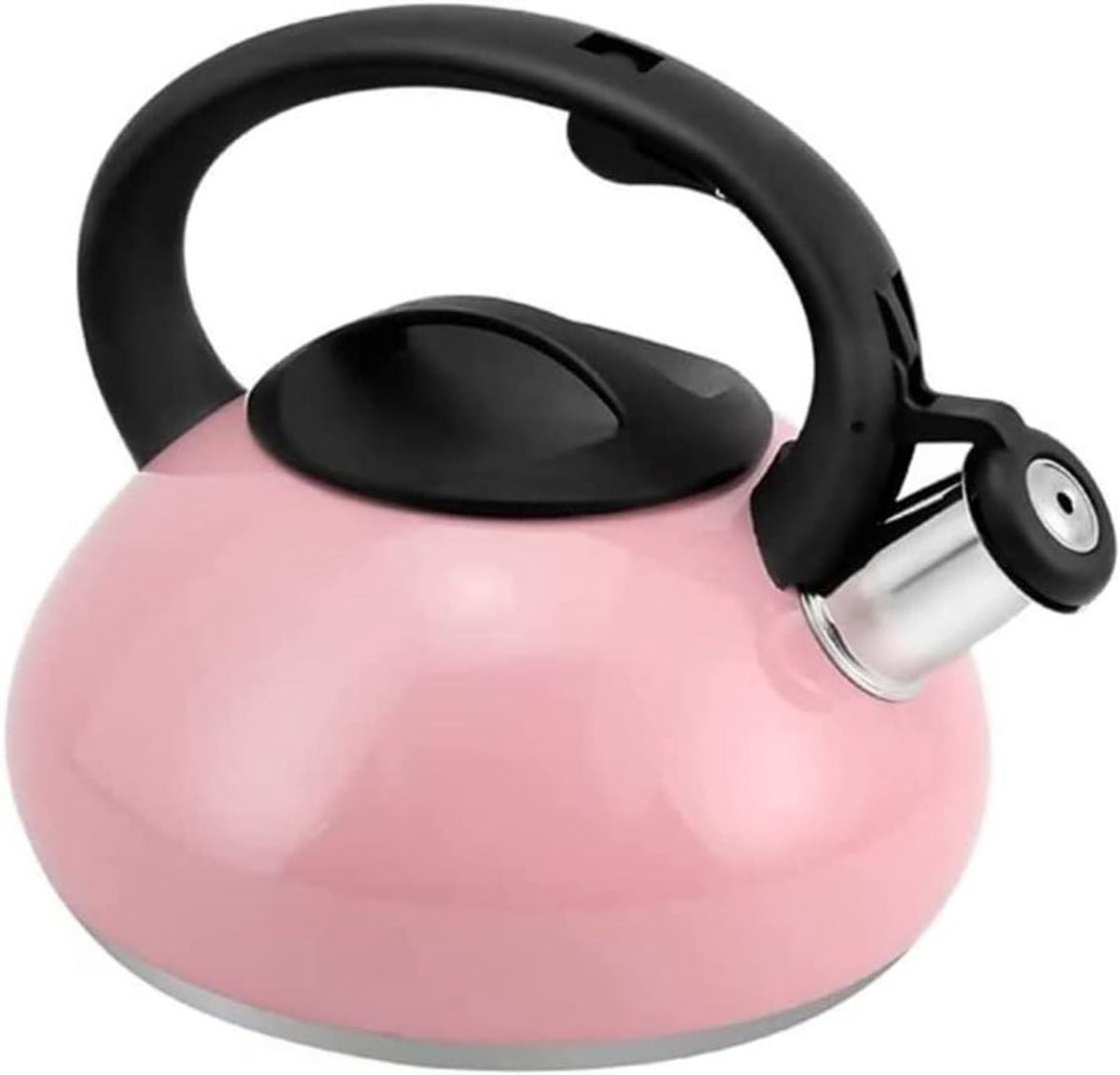 Geklokte Waterkoker - Theepot Ketel - Water Koken - Roestvrij Staal - 2.5 Liter - Roze