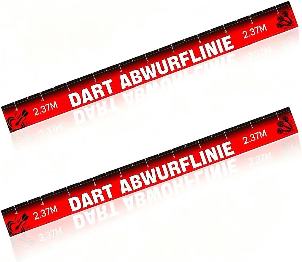 Dart Shedding Line Stickers 56 x 5 cm - Zelfklevend - Precisie uitlijning voor optimale prestaties - SnelShoppen