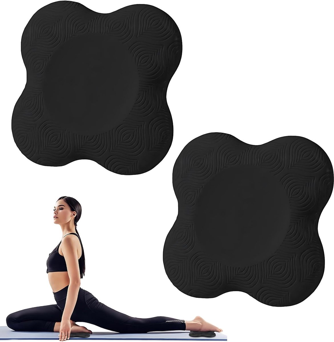 Yoga Kniekussens Set van 2 – Dikke Ergonomische Kussens