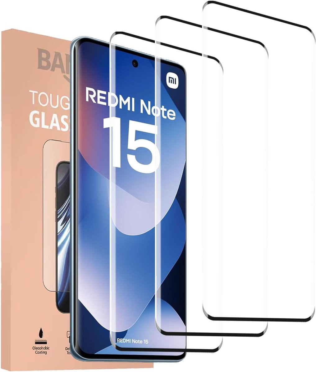 Beschermfolie voor Xiaomi Note 15 - 9H hardheid - krasbestendig - optimale bescherming voor je scherm - ShopVlot