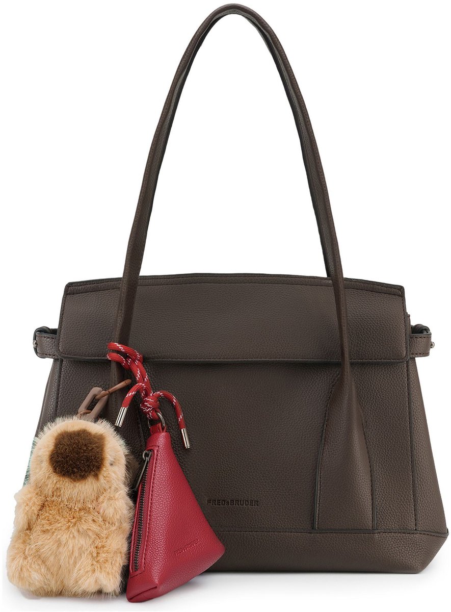 FREDsBRUDER handtas My Bestie Collection My Bestie Handbag Dark Brown donkerbruin