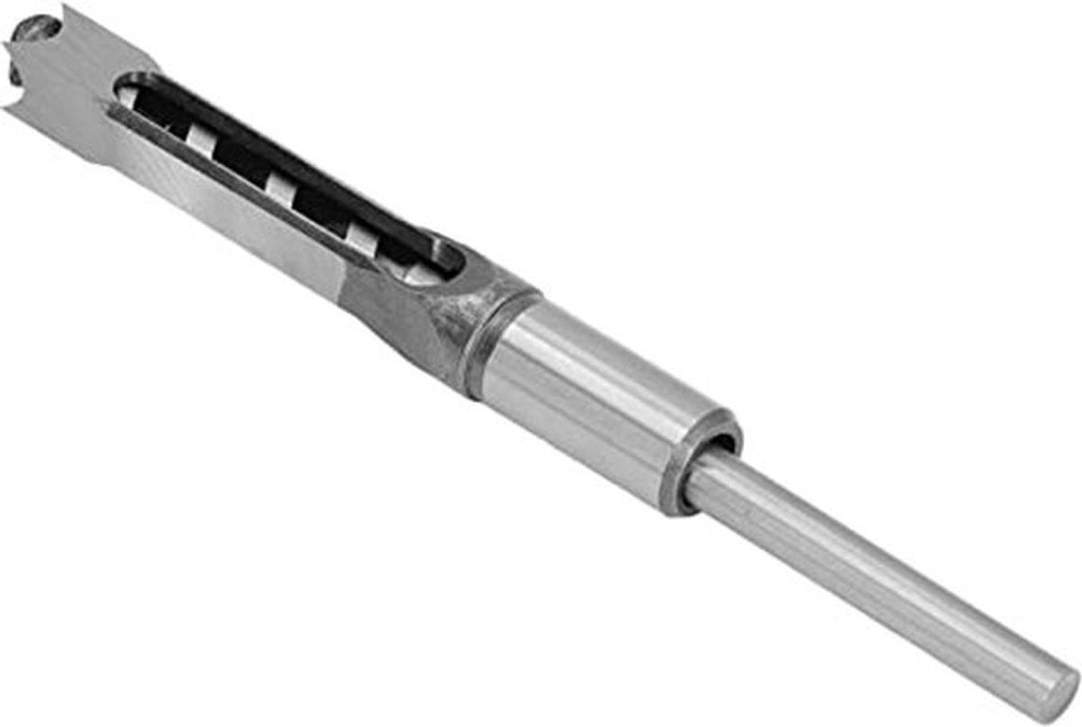 Verstelbare vierkante gatboor van 14 mm voor houtbewerking, geschikt voor elektrisch gereedschap, met duurzame constructie voor nauwkeurig boren