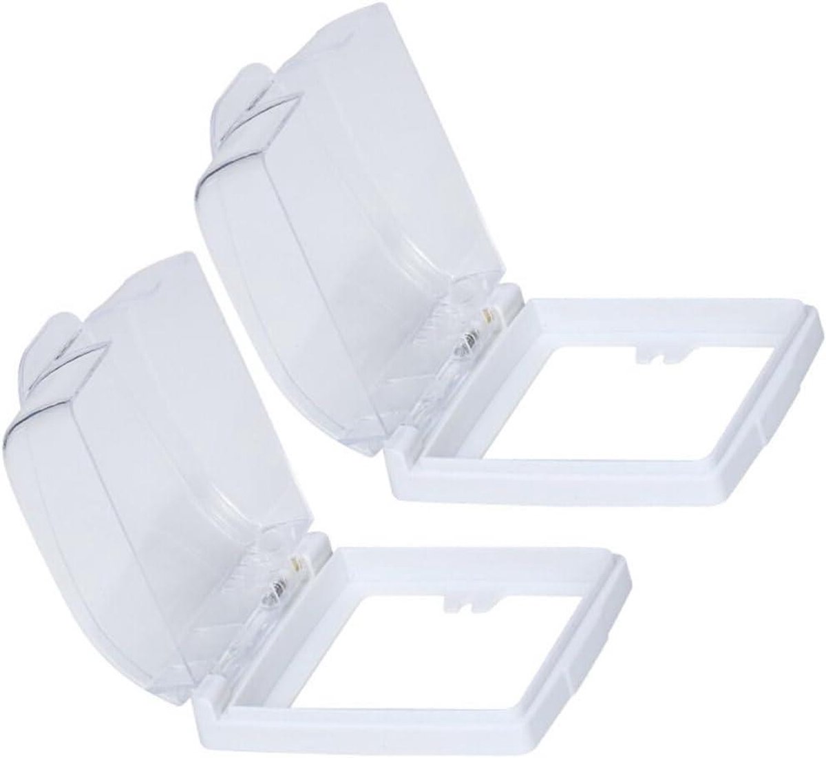 Bel Regenhoes - Deurbel Beschermhoes - Elektronica Beschermen - Transparant ABS Plastic - 12.7 x 10.5 x 5.2 cm - Transparant